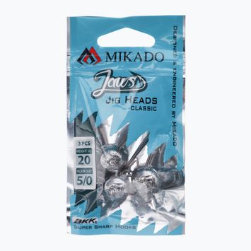 Mikado Jaws Classic 7g 3бр. джиг глава черна OMGJC-7