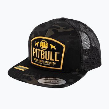 Бейзболна шапка Pitbull Mesh Snapback Dogs all black camo