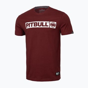 Мъжка тениска Pitbull West Coast Hilltop burgundy