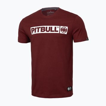 Pitbull West Coast мъжка тениска Hilltop в цвят бордо