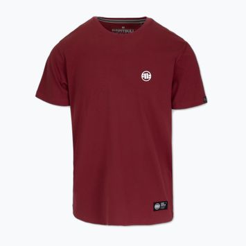 Мъжка тениска с лого Pitbull Small burgundy