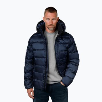 Мъжко зимно яке Pitbull Barles Ribstop Padded Hooded dark navy