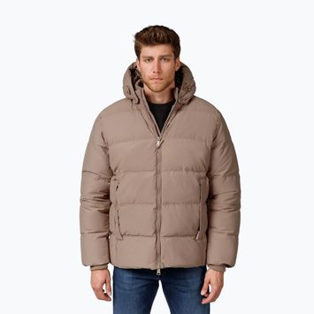 Мъжко зимно яке Pitbull Duncan Quilted Hooded dark sand