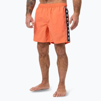 Мъжки къси панталони за плуване Pitbull Blackmore bright salmon
