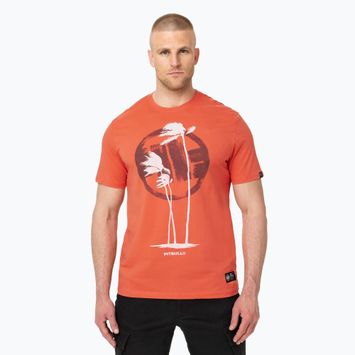 Мъжка тениска Pitbull Palms bright salmon
