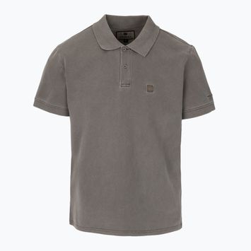 Мъжка поличка Pitbull Washed Polo Shirt тъмнокафява