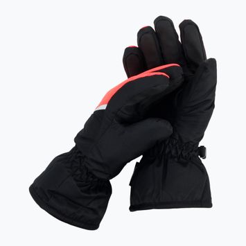 Детски ски ръкавици 4F черно-червени 4FJAW22AFGLF039