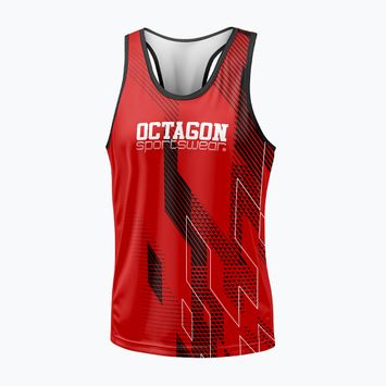 Мъжки потник Octagon Diamond red