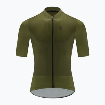 Мъжка тениска за колоездене Quest Adventure riffle green