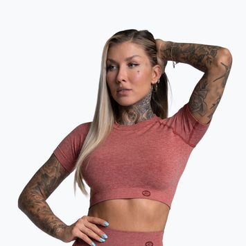 Дамска тренировъчна тениска Gym Glamour Seamless Rashguard cherry