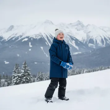 Детско скиорско яке KADVA Skiro Jacket Jrb navy blue