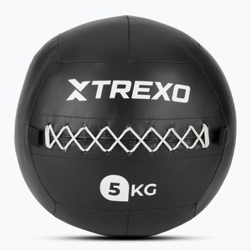 Медицинска топка TREXO Wall Ball 5 kg black