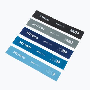 Комплект ластици за упражнения XTREXO 5 Mini Power Band resistance band 5 pcs. multicolor