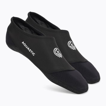 AQUASTIC Seavie Anti-Slip чорапи за басейн черни