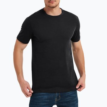 Мъжка термотениска WOOLCANO Merino 100% TEE0546 black