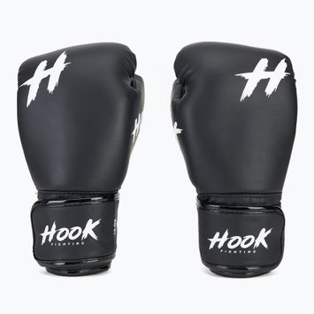 Боксови ръкавици HOOK FIGHTING Ready To Spar с пълнеж, black