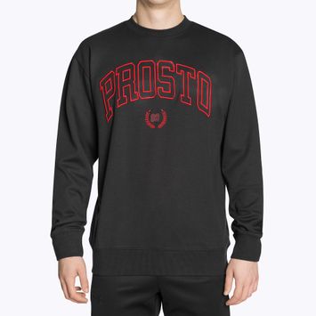 Мъжки потник PROSTO Crewneck Varsity черен