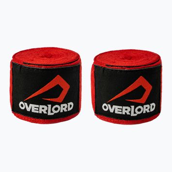 Боксови бандажи Overlord еластични 400 cm red