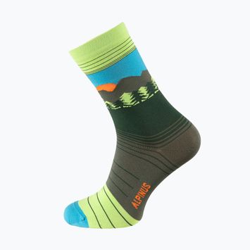 Alpinus Lavaredo зелени чорапи за трекинг