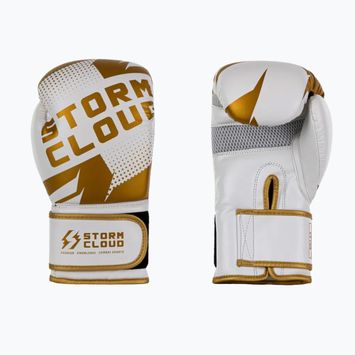 Боксови ръкавици StormCloud Bolt 3.0 white/gold