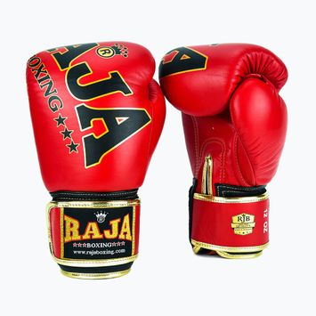 RAJA BOXING Произход Стандартна естествена кожа червени боксови ръкавици