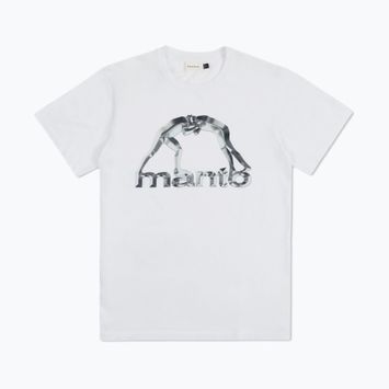 Тениска MANTO Metal бяла