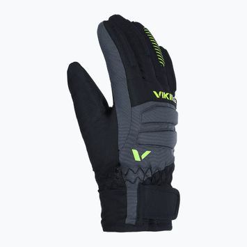 Детски скиорски ръкавици Viking Flinx Ski black/dark grey