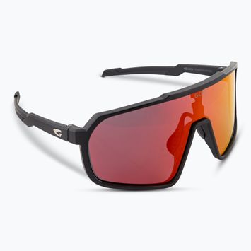 Слънчеви очила GOG Okeanos матово черно/полихроматично червено
