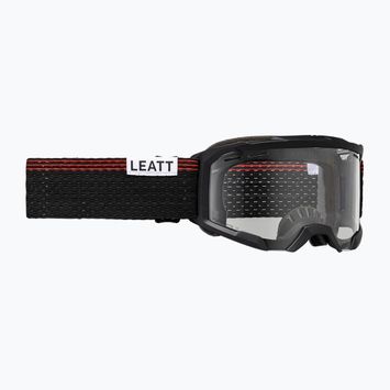 Очила за колоездене Leatt Velocity 4.0 MTB X-Flow черни/прозрачни