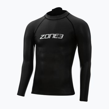 ZONE3 Дълъг ръкав Неопрен под бански костюм Базов слой черно/бяло