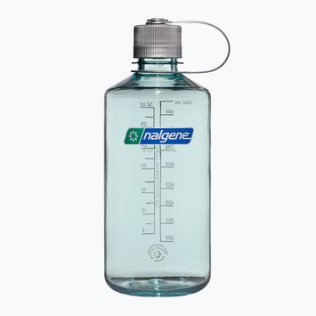 Туристическа бутилка Nalgene Narrow Mouth Sustain 1000 ml seafoam