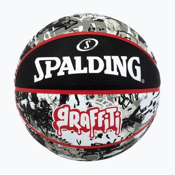 Баскетболна топка Spalding Graffiti black/ red размер 7