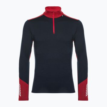 Мъжка термоактивна блуза Helly Hansen Lifa Merino Midweight 1/2 Zip navy