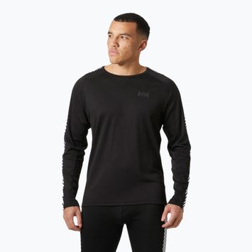 Мъжка термоактивна блуза Helly Hansen Lifa Active Stripe Crew black