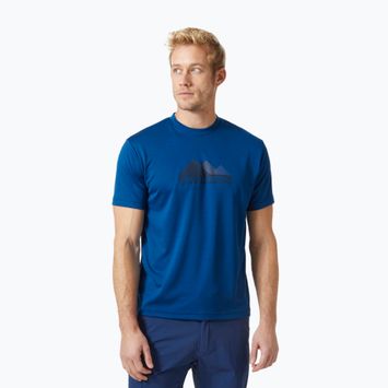 Мъжка тениска за трекинг Helly Hansen HH Tech Graphic 606 blue 63088
