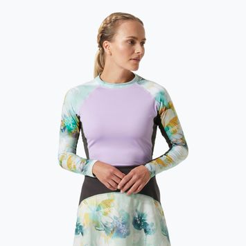 Дамска блуза с дълъг ръкав за плуване Helly Hansen Waterwear Rashguard jade esra