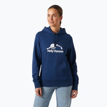 Helly Hansen Nord Graphic Pullover Hoodie ocean за жени