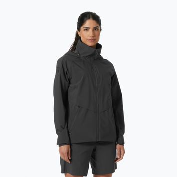 Дамско яке за ветроходство Helly Hansen Hp Racing Hooded ebony
