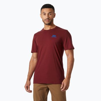 Мъжка тениска Helly Hansen Nord Graphic mars red