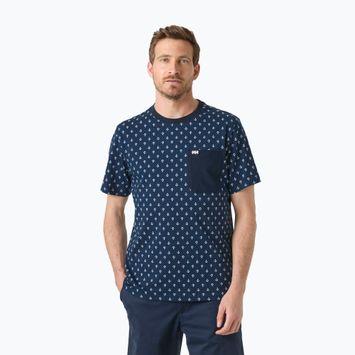 Мъжка тениска Helly Hansen Hudson navy aop