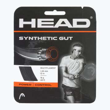 Тенис струна HEAD Synthetic Gut 12 м черна 281111