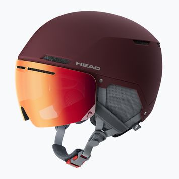 Дамска ски каска HEAD Cinema Pro W berry/red yellow