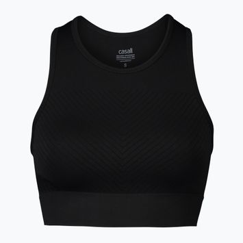 Casall Essential Block Seamless Sport дамски топ за обучение черен 22114