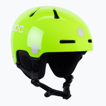 Детски ски каски POC POCito Fornix MIPS fluorescent yellow/green