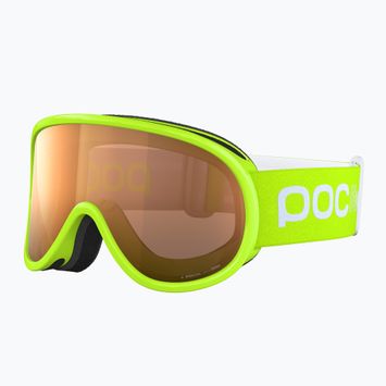 Детски очила за ски POC POCito Retina fluorescent yellow/green