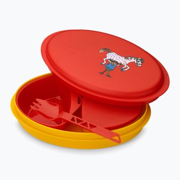 Комплект за хранене за пътуване Primus Pippi червен