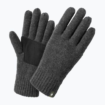 Дамски ръкавици за трекинг Pinewood Knitted Wool d.anthracite mel