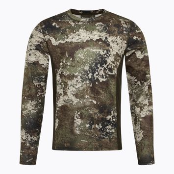 Мъжка блуза с дълъг ръкав за трекинг Pinewood Furudal Camou InsectSafe strat/moss green