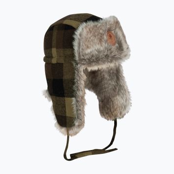 Зимна шапка Pinewood Classic Checked Fur green / black