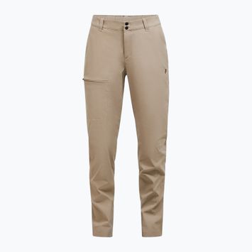 Дамски панталони за трекинг Peak Performance Iconiq avid beige